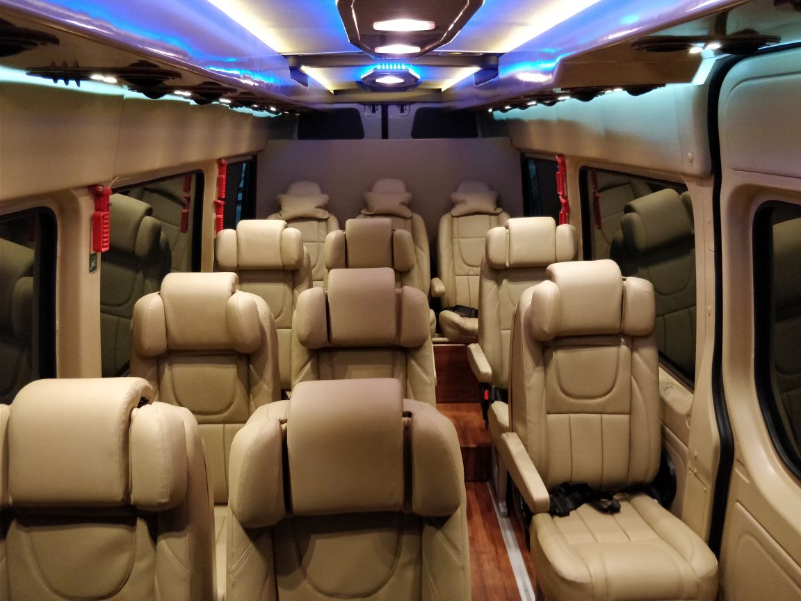 12 Seater Urbania Maharaja Tempo Traveller on Rent in Delhi NCR